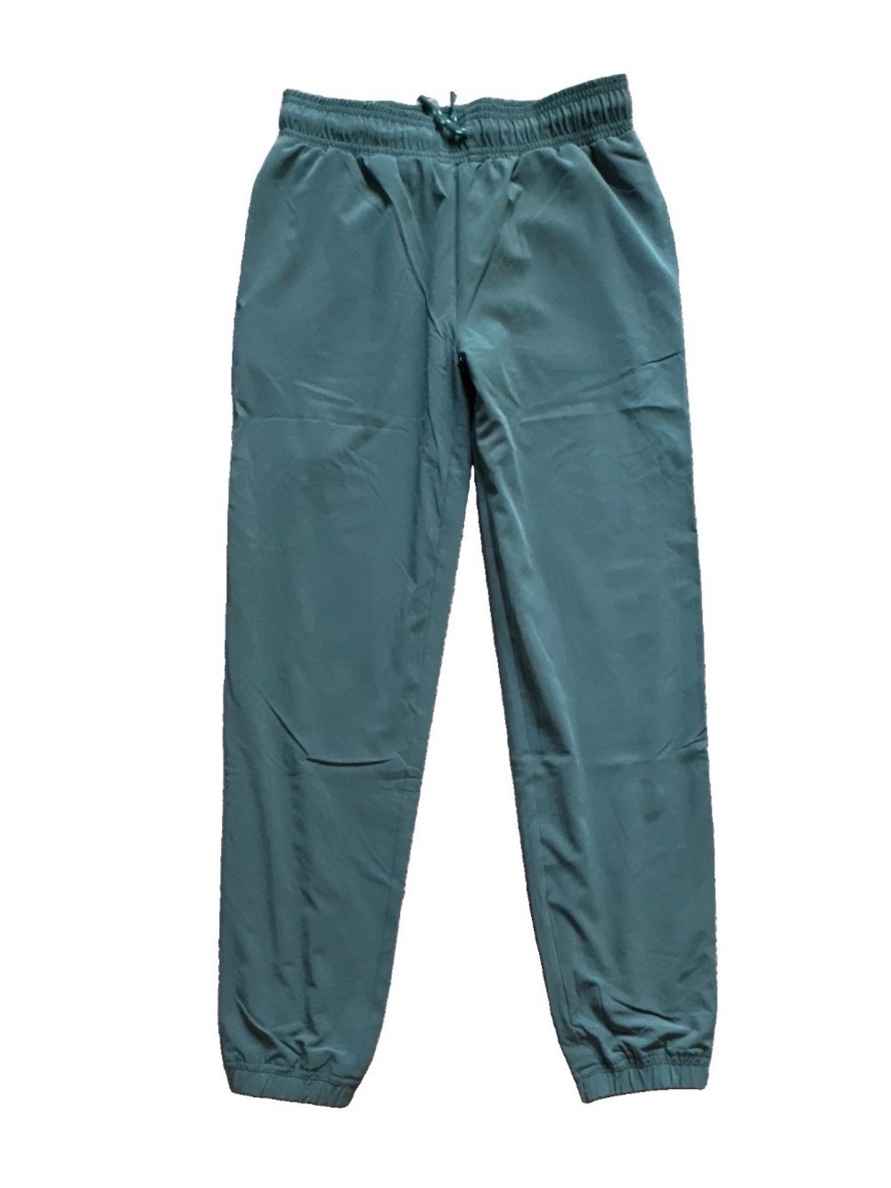 Eddie Bauer Kids L 14/16 Green Lined Jogger Pants Elastic Waist Pockets
